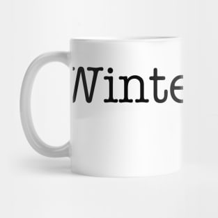 I (Snowflake) Winter Holiday Shirt Mug